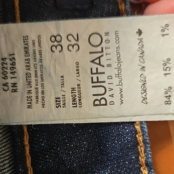 Buffalo David Bitton Relaxed Denim Jeans - Picture 4 of 4